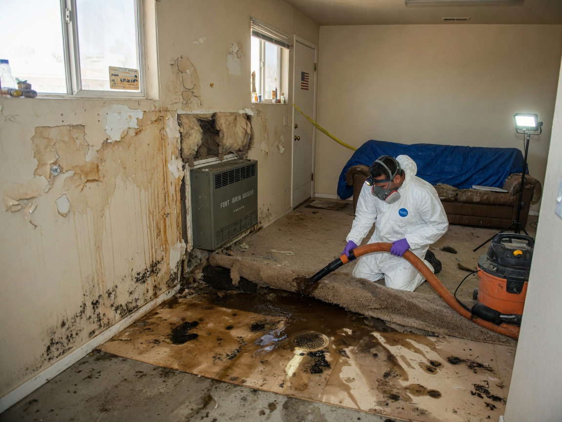 water damage restoration in Rosamond